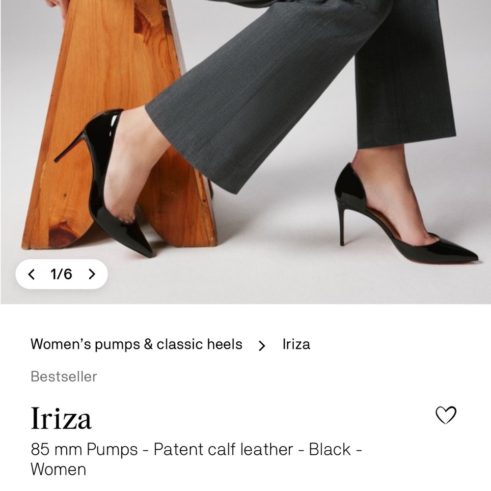 Louboutin Iriza 85mm Patent Pumps